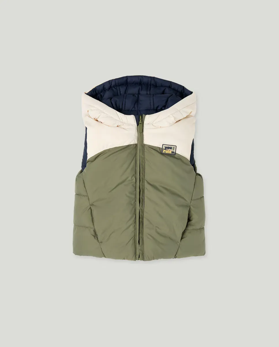 Детский утепленный реверсивный жилет для мальчика Baby El Corte Inglés, цвет 520 Kaki
Детский утепленный реверсивный жилет для мальчика Baby El Corte Inglés, цвет 520 Kaki