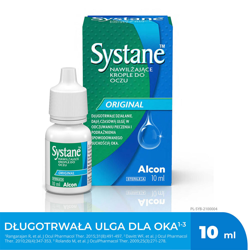 Systane Original, капли для глаз увлажняющие, 10 мл Alcon Polska
Systane Original, капли для глаз увлажняющие, 10 мл Alcon Polska