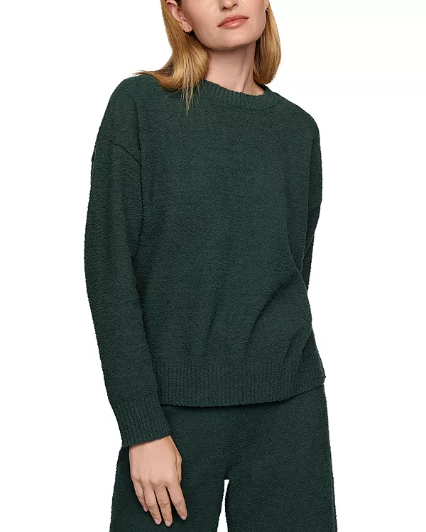 Толстовка с круглым вырезом Boucle Eberjey, зеленый
Толстовка с круглым вырезом Boucle Eberjey, зеленый