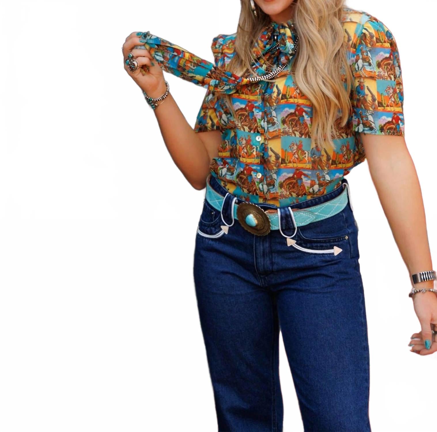 Ковбойский топ с короткими рукавами Popart Crazy Consuela, Cowboy Popart
Ковбойский топ с короткими рукавами Popart Crazy Consuela, Cowboy Popart