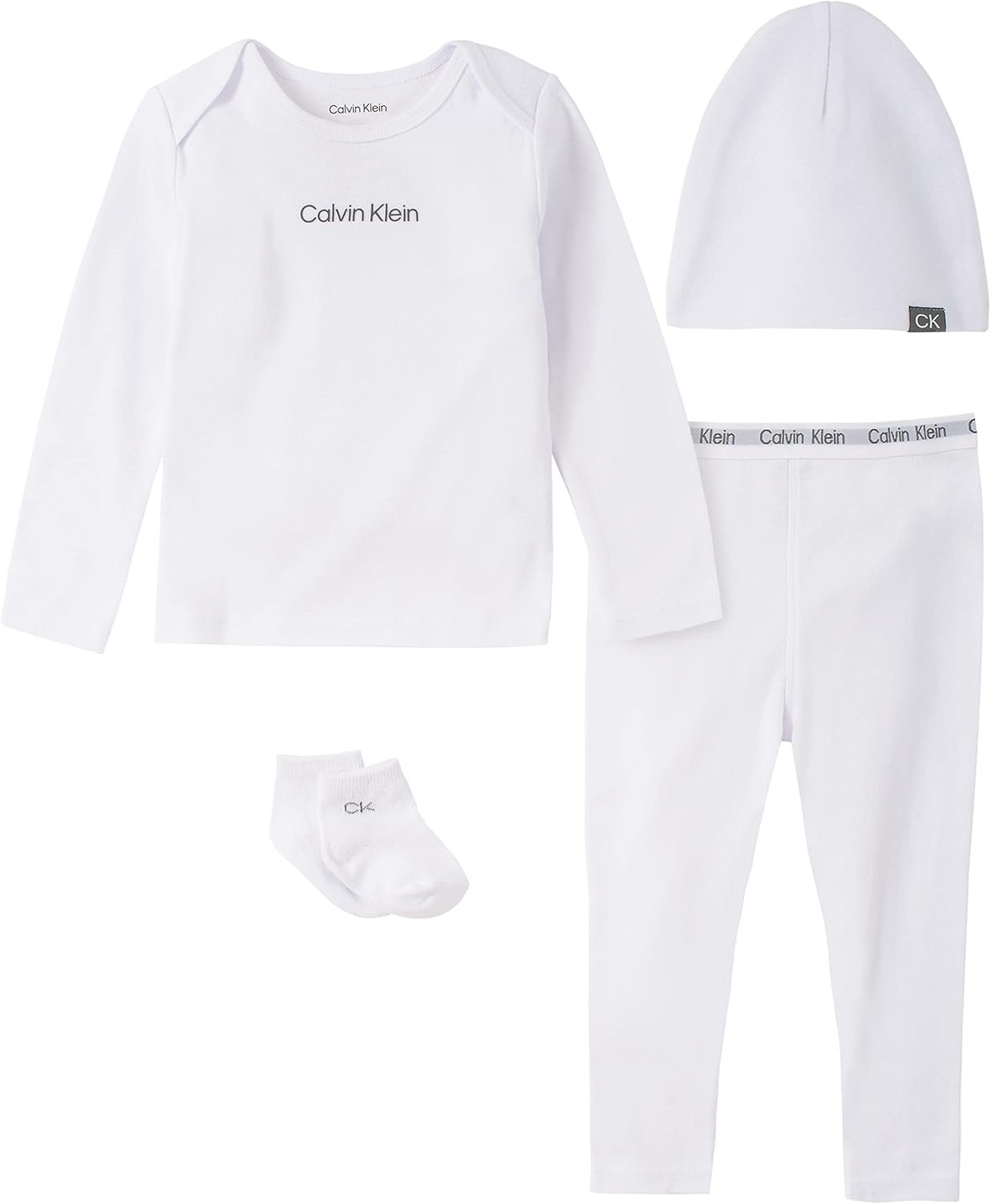 Набор Calvin Klein Organic Baby Essentials из 4 предметов, Bright White
Набор Calvin Klein Organic Baby Essentials из 4 предметов, Bright White