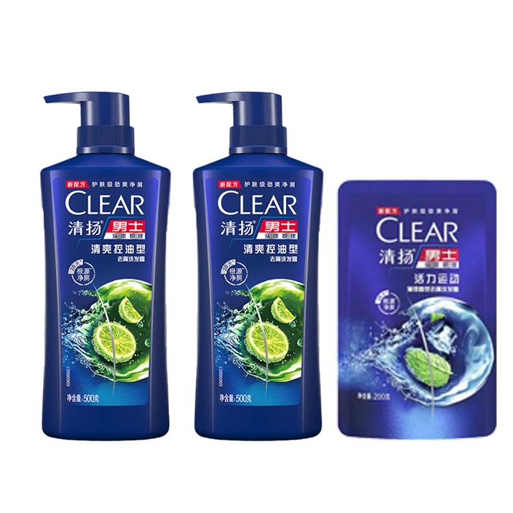 Шампунь от перхоти глубокой очистки для контроля жирности и снятия зуда 500g/500ml*3/650g/720g/900g/1200g Light CLEAR, three-piece set: refreshing shampoos 500g*2+active shampoos 200g
Шампунь от перхоти глубокой очистки для контроля жирности и снятия зуда 500g/500ml*3/650g/720g/900g/1200g Light CLEAR, three-piece set: refreshing shampoos 500g*2+active shampoos 200g