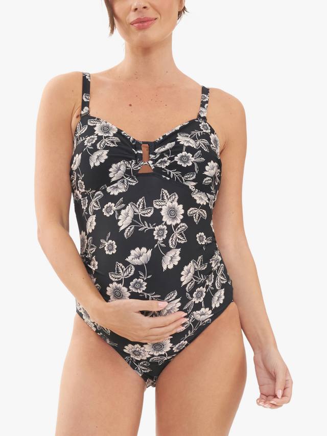 Трикотажный купальник для беременных Trina Floral Ripe, Black/Natural
Трикотажный купальник для беременных Trina Floral Ripe, Black/Natural