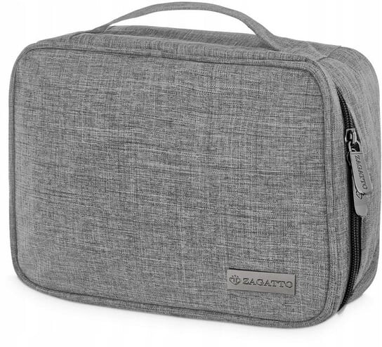 Большой женский и мужской косметический органайзер, серый и просторный. Zagatto, серый
Большой женский и мужской косметический органайзер, серый и просторный. Zagatto, серый