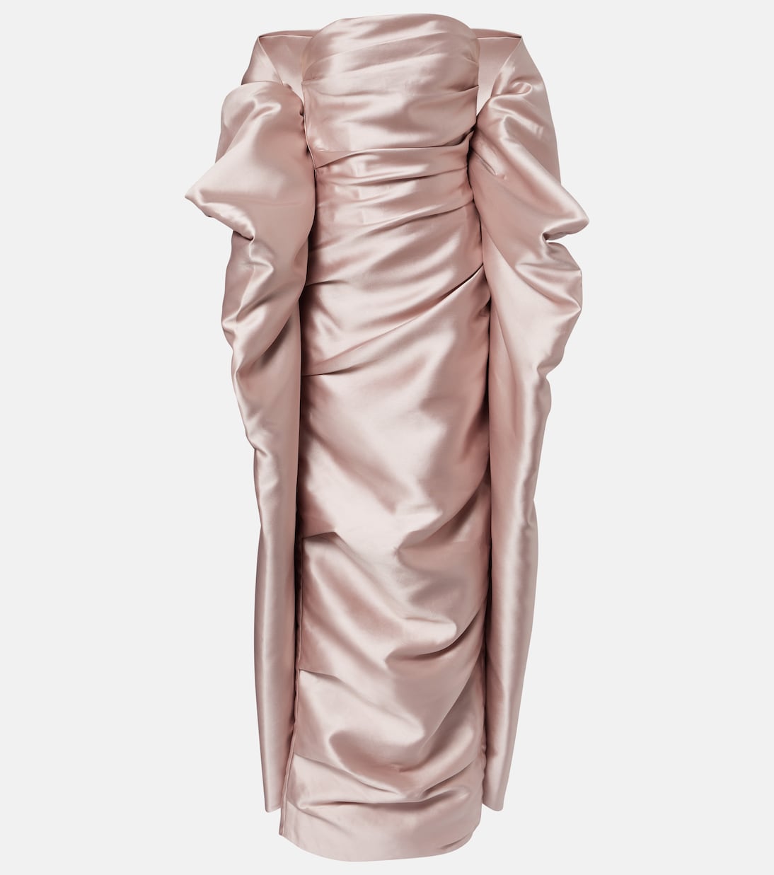Атласное платье-бюстье с накидкой Marmar Halim, розовый
Атласное платье-бюстье с накидкой Marmar Halim, розовый