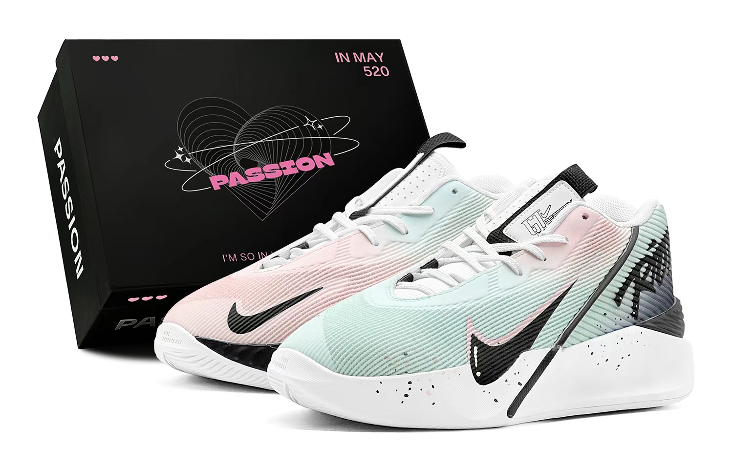 Nike G.T. Jump Academy Reverse Colorway, Pink & Cyan & Ink, модные индивидуальные устойчивые к истиранию высокие
Nike G.T. Jump Academy Reverse Colorway, Pink & Cyan & Ink, модные индивидуальные устойчивые к истиранию высокие