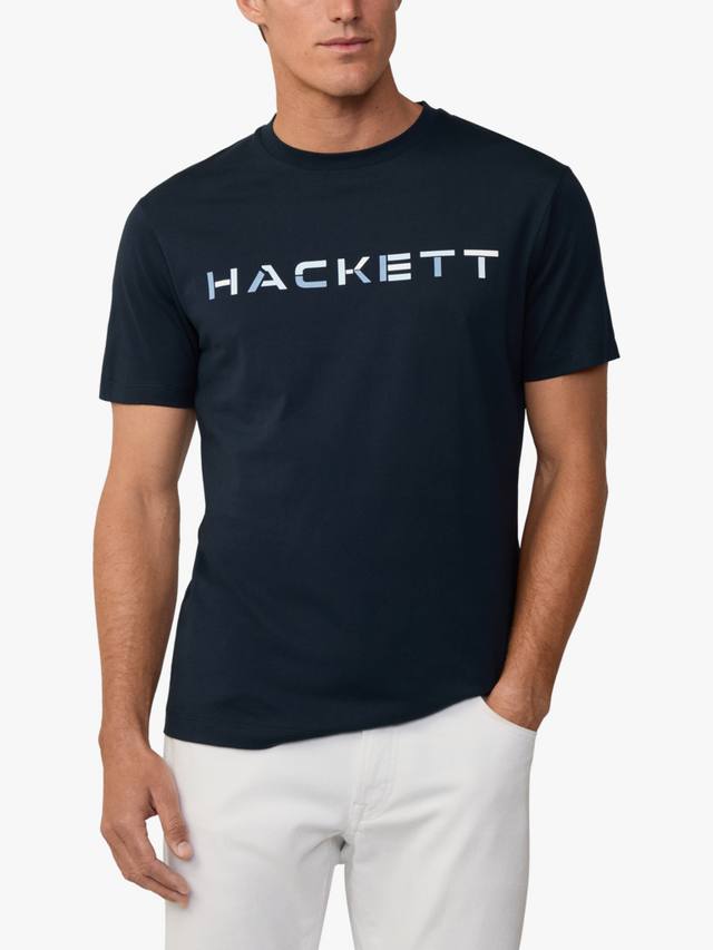 Хлопчатобумажная футболка с логотипом regular fit с коротким рукавом Hackett London, темно-синий
Хлопчатобумажная футболка с логотипом regular fit с коротким рукавом Hackett London, темно-синий