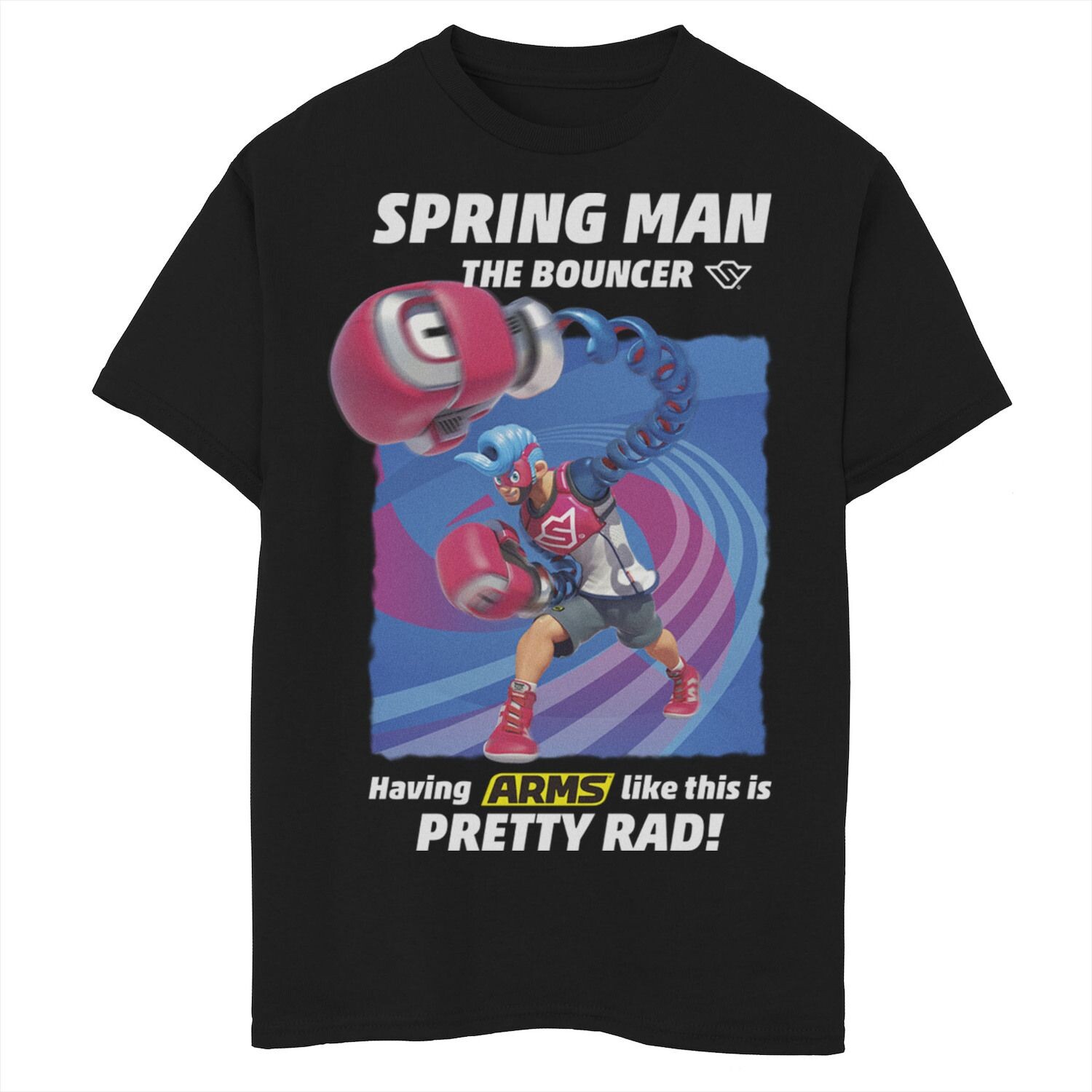 Футболка с графическим рисунком и плакатом «Вышибала» для мальчиков 8–20 лет с оружием Spring Man Licensed Character
Футболка с графическим рисунком и плакатом «Вышибала» для мальчиков 8–20 лет с оружием Spring Man Licensed Character