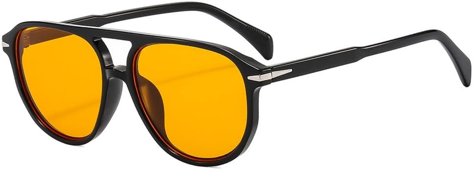 Солнцезащитные очки с защитой от УФ-излучения UV400 - двойная перемычка, градиентная окраска, подходят для женщин и мужчин, для бега и занятий спортом на открытом воздухе UYPTK, Black Orange
Солнцезащитные очки с защитой от УФ-излучения UV400 - двойная перемычка, градиентная окраска, подходят для женщин и мужчин, для бега и занятий спортом на открытом воздухе UYPTK, Black Orange