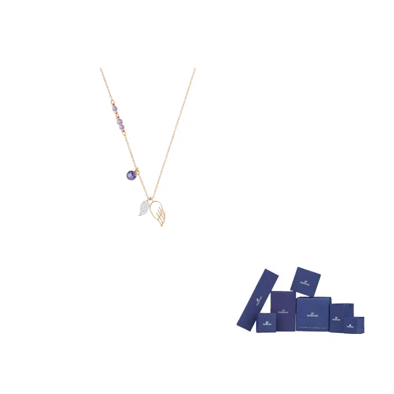 Двойное колье для женщин Swarovski, фиолетовый
Двойное колье для женщин Swarovski, фиолетовый