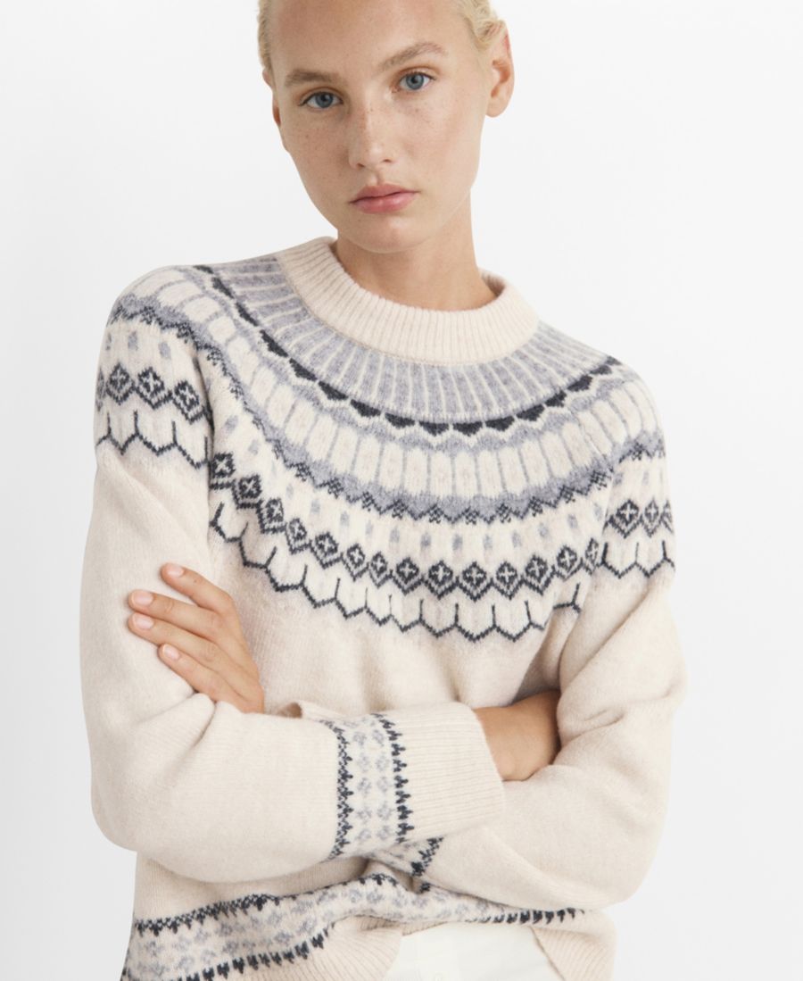 Женская жаккардовая пижама с круглым вырезом MANGO, Gray
Женская жаккардовая пижама с круглым вырезом MANGO, Gray