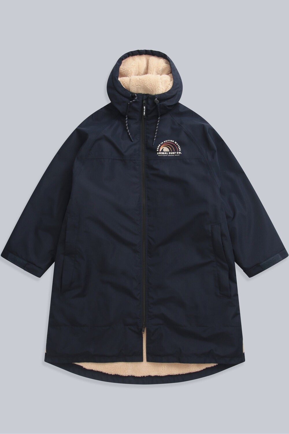 Мужская непромокаемая пляжная парка из переработанного материала Animal, синий
Мужская непромокаемая пляжная парка из переработанного материала Animal, синий