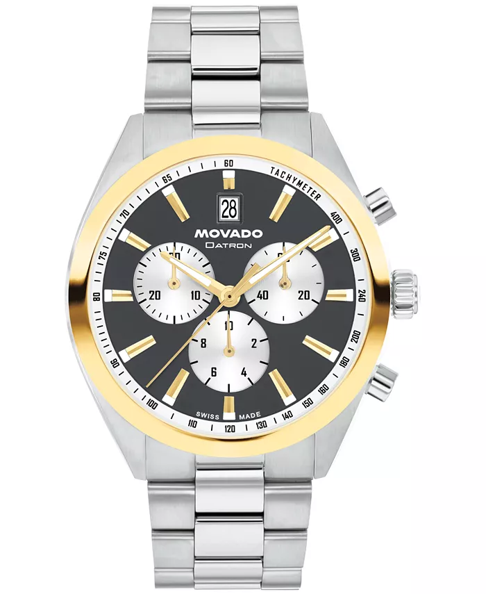 Мужские часы Datron Swiss Quartz Chronograph, корпус из нержавеющей стали, 41 мм Movado
Мужские часы Datron Swiss Quartz Chronograph, корпус из нержавеющей стали, 41 мм Movado