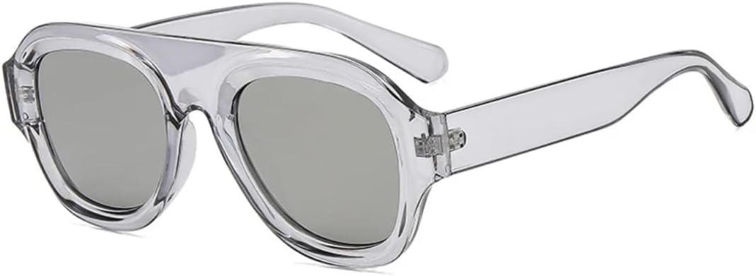 Ретро большие овальные солнцезащитные очки в стиле панк для женщин, роскошные солнцезащитные очки для мужчин и для занятий спортом на открытом воздухе, унисекс, защита от УФ-излучения UV400 UUPTTPL, C7 Transparent Gray
Ретро большие овальные солнцезащитные очки в стиле панк для женщин, роскошные солнцезащитные очки для мужчин и для занятий спортом на открытом воздухе, унисекс, защита от УФ-излучения UV400 UUPTTPL, C7 Transparent Gray