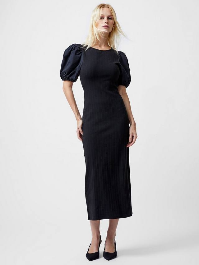 Миди-платье sasia с пышными рукавами French Connection, черный
Миди-платье sasia с пышными рукавами French Connection, черный