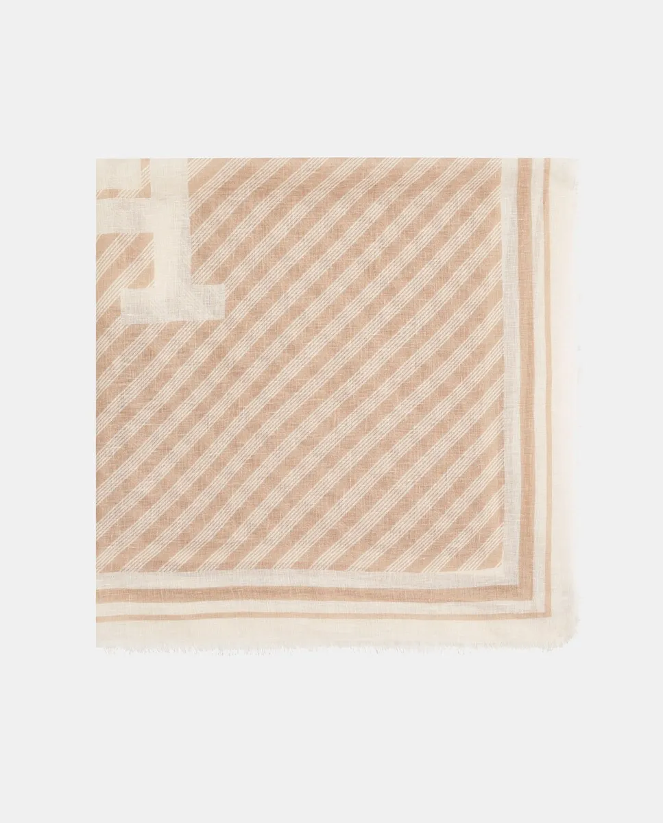 Женский льняной шарф бежевого цвета в полоску от Tommy Hilfiger, бежевый
Женский льняной шарф бежевого цвета в полоску от Tommy Hilfiger, бежевый