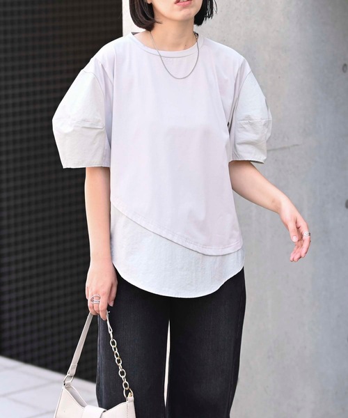 Топ с коротким рукавом и объемными рукавами &HALF, светло-серый
Топ с коротким рукавом и объемными рукавами &HALF, светло-серый