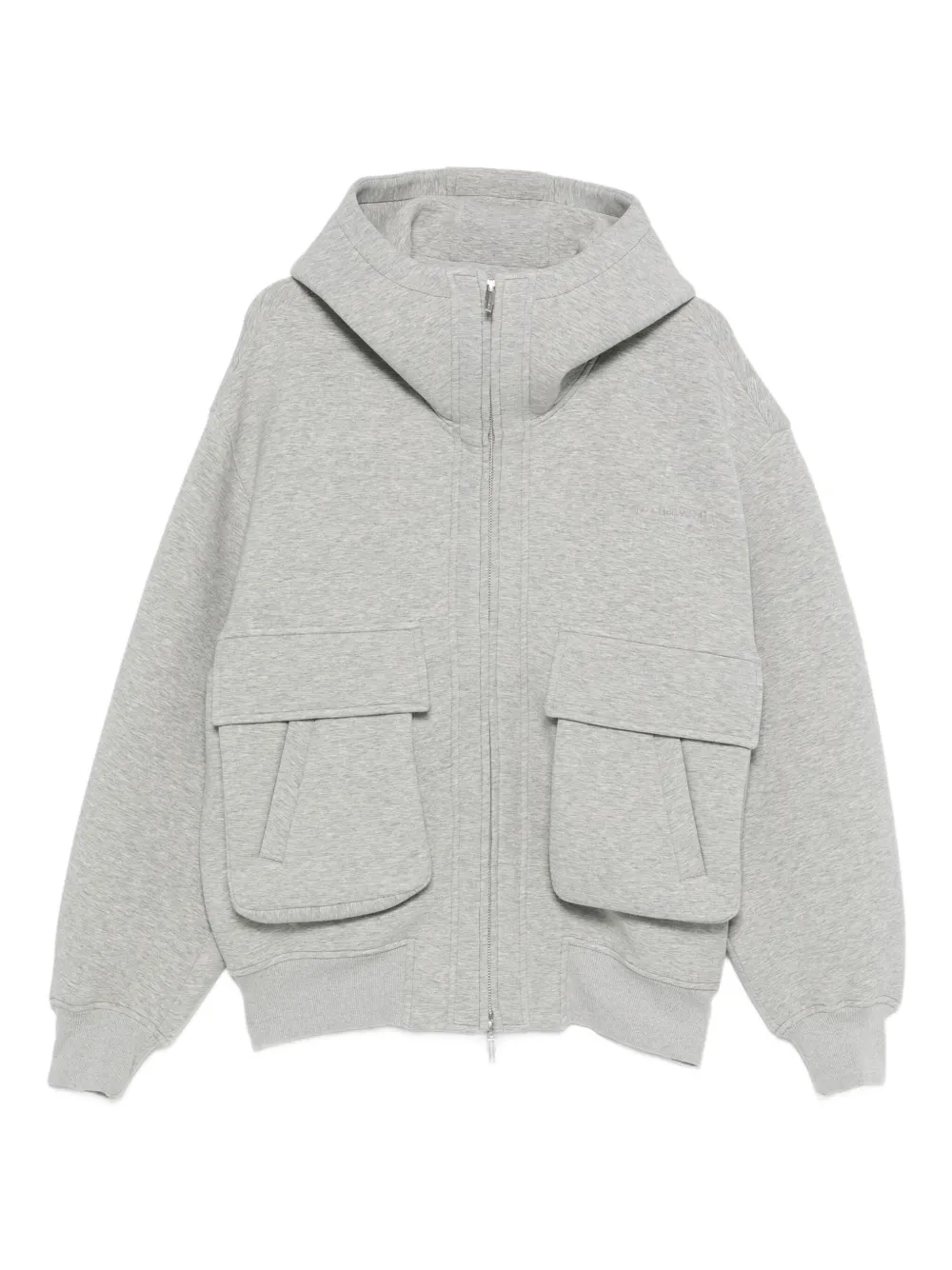 Хлопковая куртка с капюшоном (смесь тканей) Feng Chen Wang, серый
Хлопковая куртка с капюшоном (смесь тканей) Feng Chen Wang, серый