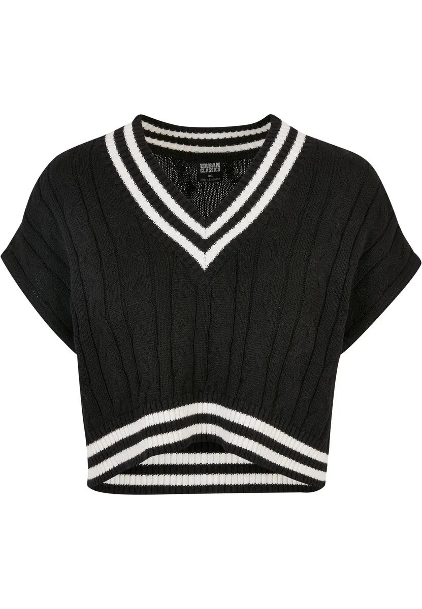 Свитер с круглым вырезом URBAN CLASSICS " Urban Classics Ladies Cropped Knit College Slipover", черный
Свитер с круглым вырезом URBAN CLASSICS " Urban Classics Ladies Cropped Knit College Slipover", черный