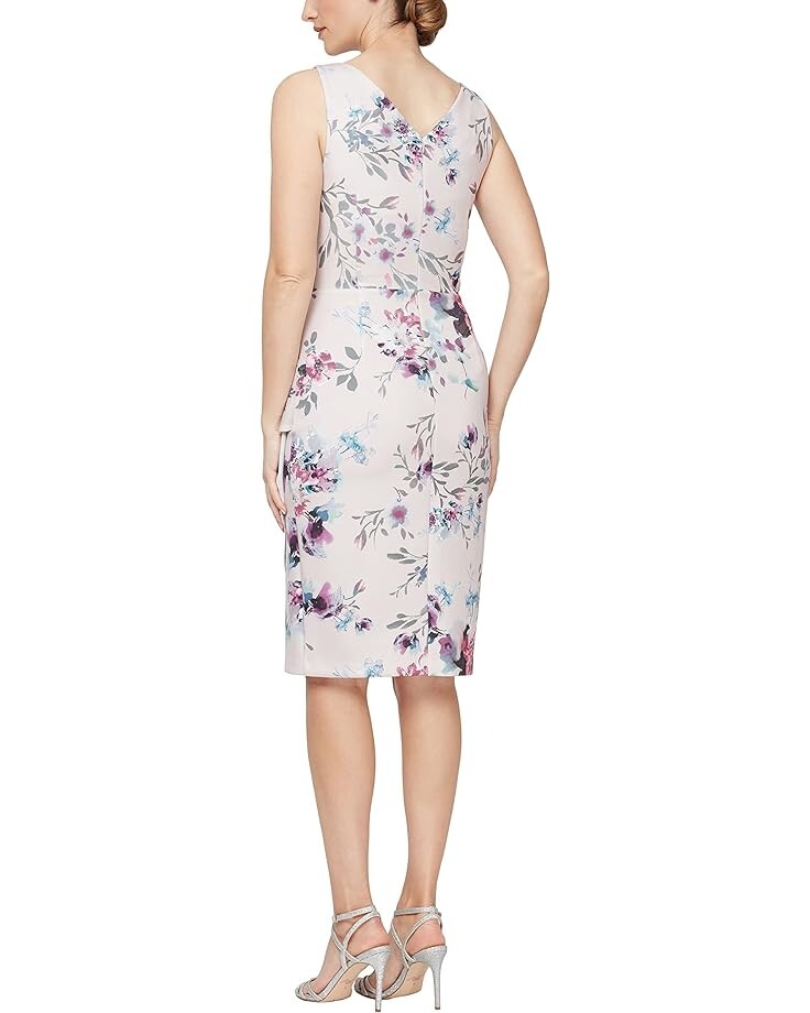 Платье Alex Evenings Short Printed Sheath Dress with Hip Embellishment, цвет Blush Multi
Платье Alex Evenings Short Printed Sheath Dress with Hip Embellishment, цвет Blush Multi
