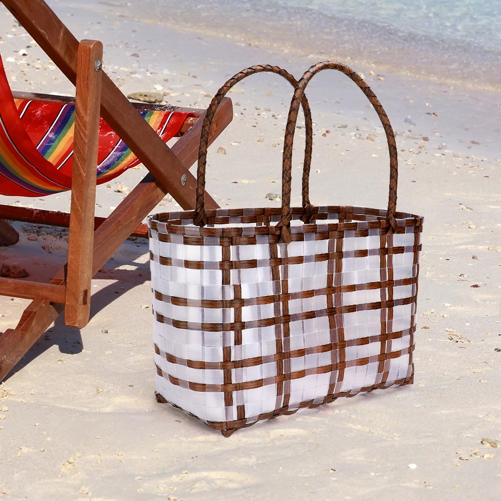 Сумка-тоут с плетеной корзиной / сумка через плечо FASHNZFAB, коричневый
Сумка-тоут с плетеной корзиной / сумка через плечо FASHNZFAB, коричневый