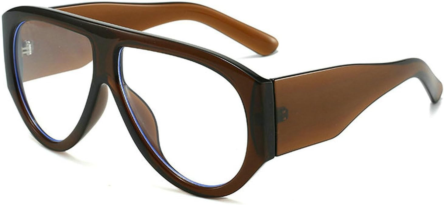 Солнцезащитные очки COTIA увеличенного размера в стиле «пилот» для женщин и мужчин, модные, с большой квадратной оправой, цельные, винтажные, с широкими дужками, Tea Clear
Солнцезащитные очки COTIA увеличенного размера в стиле «пилот» для женщин и мужчин, модные, с большой квадратной оправой, цельные, винтажные, с широкими дужками, Tea Clear