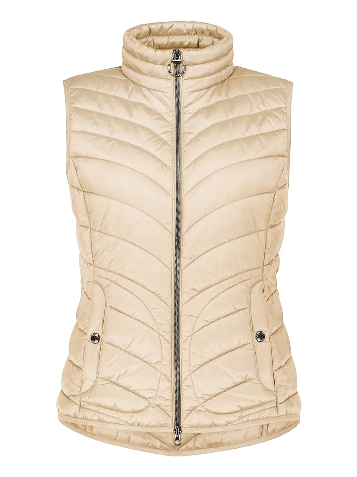 Betty Barclay Стеганый жилет со стоячим воротником бежевого цвета
Betty Barclay Стеганый жилет со стоячим воротником бежевого цвета
