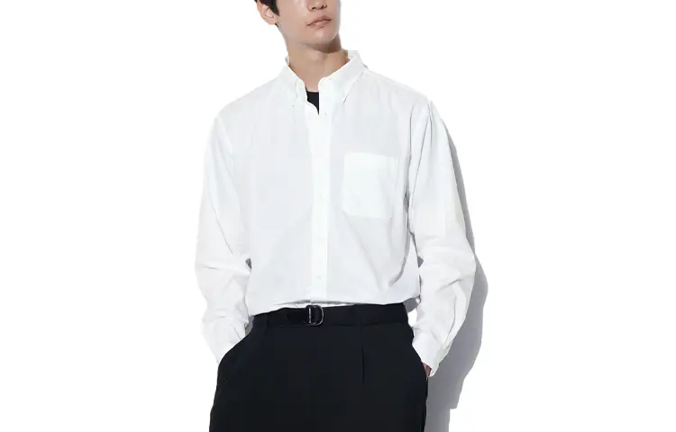 Рубашка унисекс белая Uniqlo, белый
Рубашка унисекс белая Uniqlo, белый