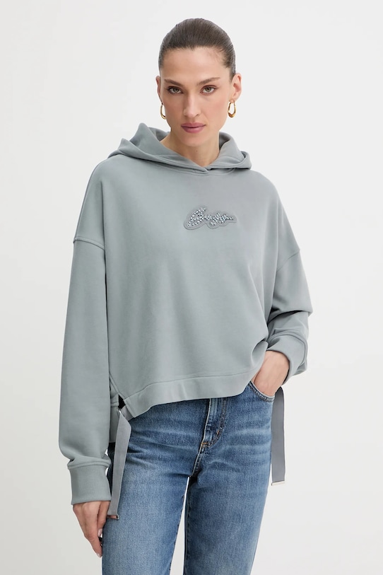 Хлопковая толстовка Boss Orange, серый
Хлопковая толстовка Boss Orange, серый