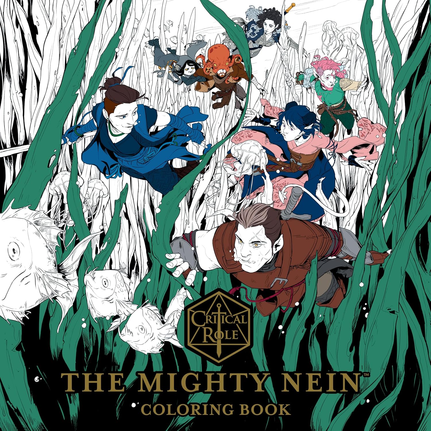 Critical Role: The Mighty Nein Coloring Book (Dark Horse Books)
Critical Role: The Mighty Nein Coloring Book (Dark Horse Books)
