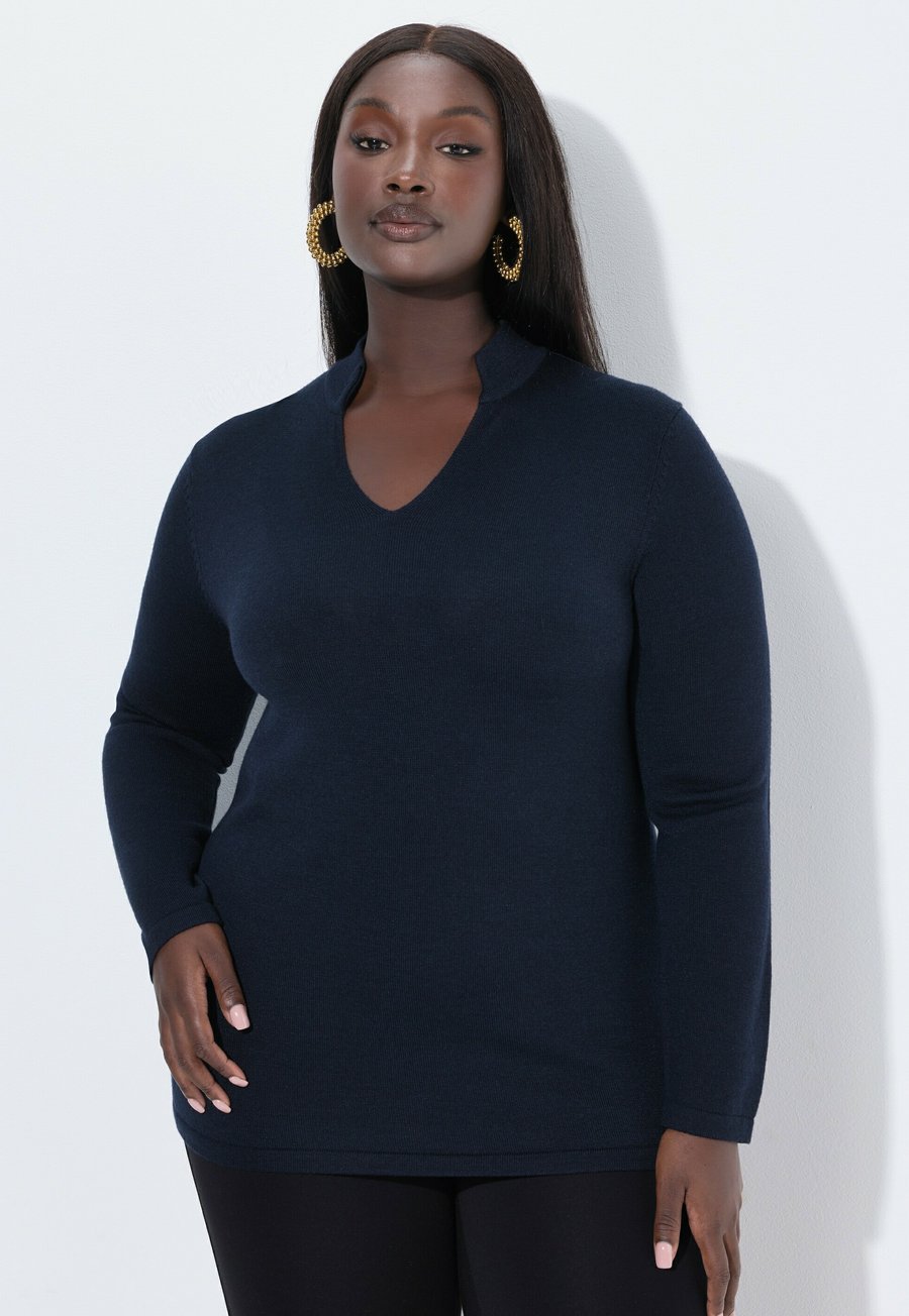 Джемпер Ulla Popken LANGARM, Dark Marine/Dark Blue
Джемпер Ulla Popken LANGARM, Dark Marine/Dark Blue