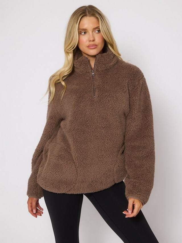 Борг свитер с молнией на четверть Loungeable, Mocha
Борг свитер с молнией на четверть Loungeable, Mocha