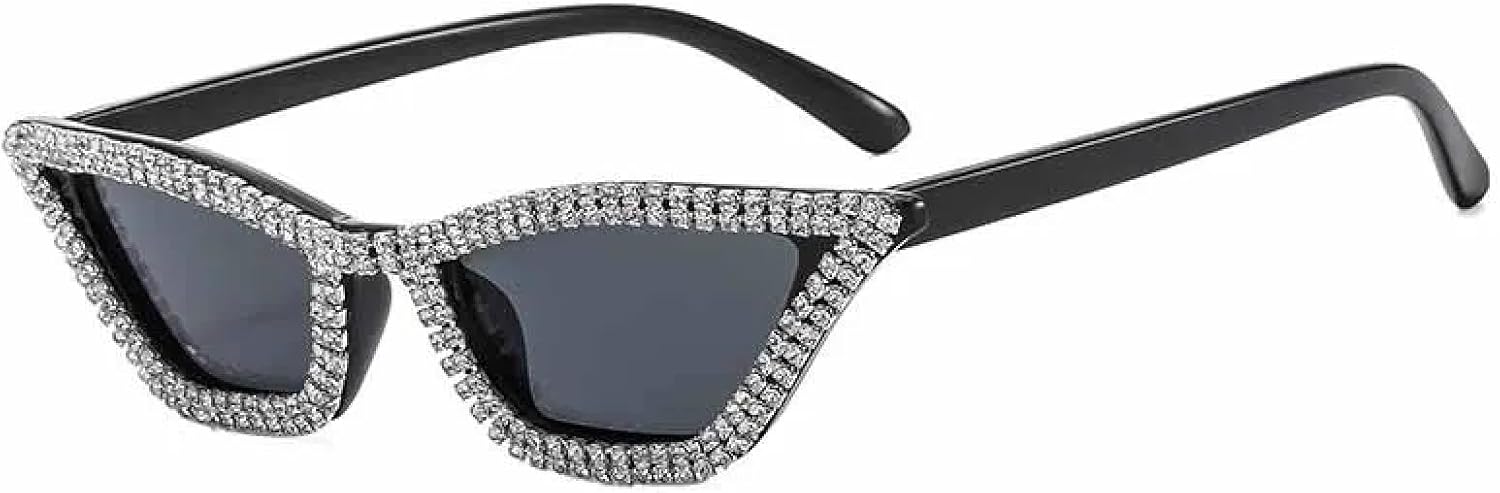 Модные солнцезащитные очки «кошачий глаз» с блестками, роскошные очки для вечеринок, классические солнцезащитные очки Be All Match с защитой от УФ-излучения UV400 TKKTLLT, Black Gray
Модные солнцезащитные очки «кошачий глаз» с блестками, роскошные очки для вечеринок, классические солнцезащитные очки Be All Match с защитой от УФ-излучения UV400 TKKTLLT, Black Gray