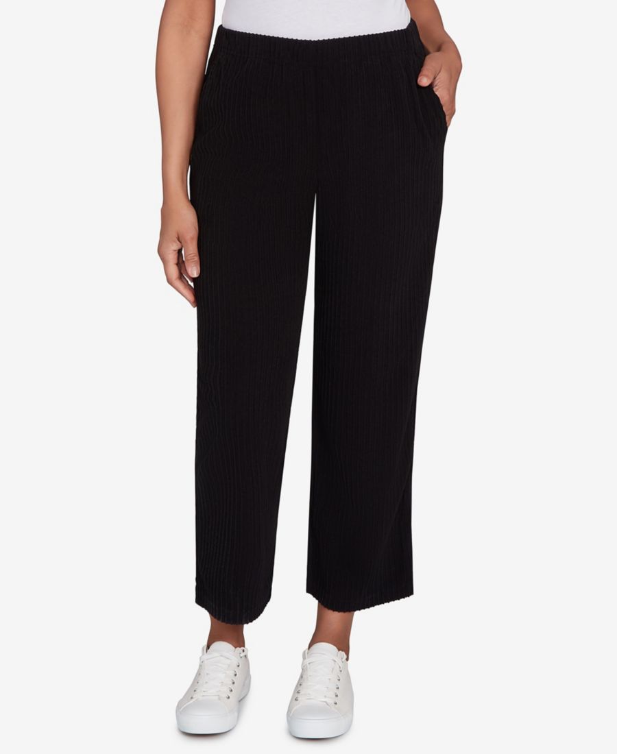 Женские трикотажные брюки до щиколотки Lake Champlain в рубчик Alfred Dunner, Black
Женские трикотажные брюки до щиколотки Lake Champlain в рубчик Alfred Dunner, Black