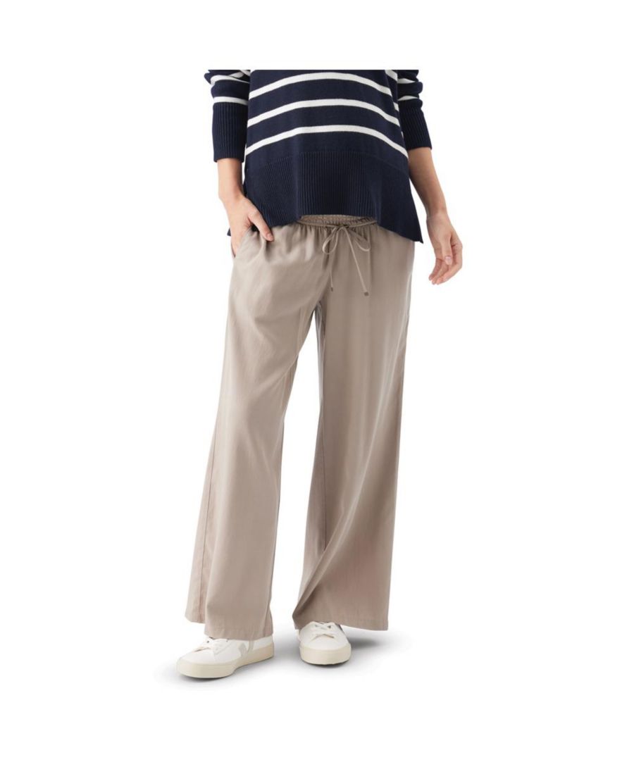 Широкие брюки из тенсела для беременных Ripe Maternity, Taupe
Широкие брюки из тенсела для беременных Ripe Maternity, Taupe