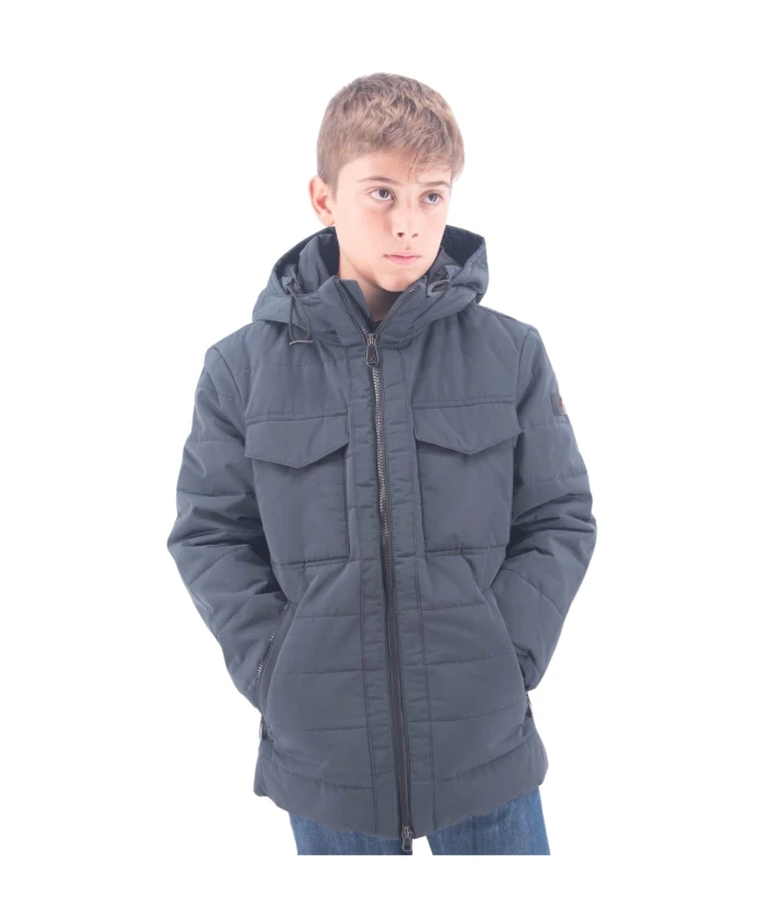 Стеганая куртка с капюшоном Peuterey, синий
Стеганая куртка с капюшоном Peuterey, синий