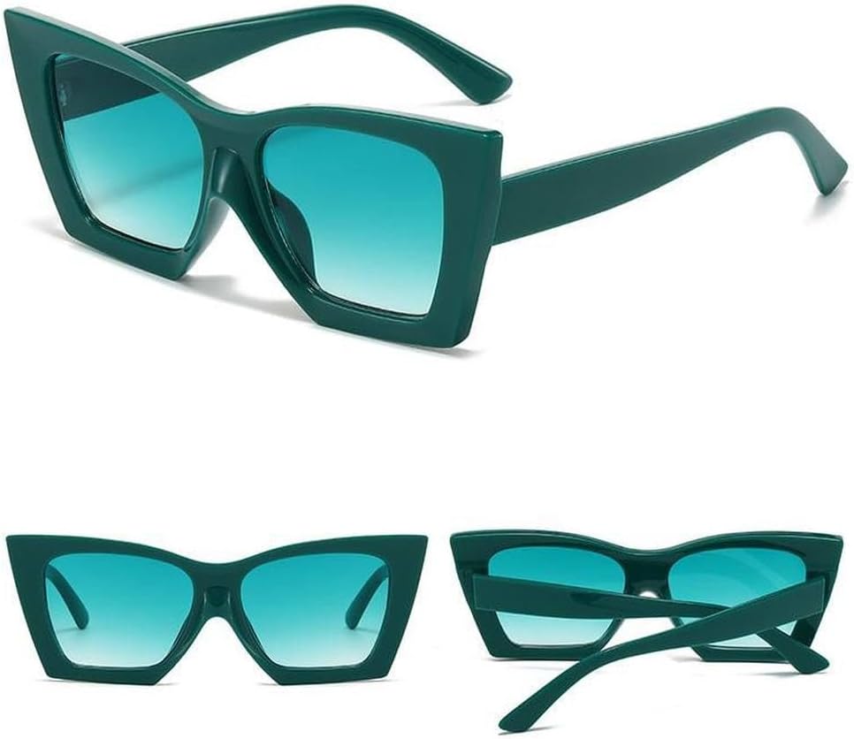 Солнцезащитные очки в форме «кошачий глаз» с крупной оправой, модные и оригинальные, простые солнцезащитные очки, стильные очки в стиле хип-хоп для женщин MTZJH, Green Green
Солнцезащитные очки в форме «кошачий глаз» с крупной оправой, модные и оригинальные, простые солнцезащитные очки, стильные очки в стиле хип-хоп для женщин MTZJH, Green Green