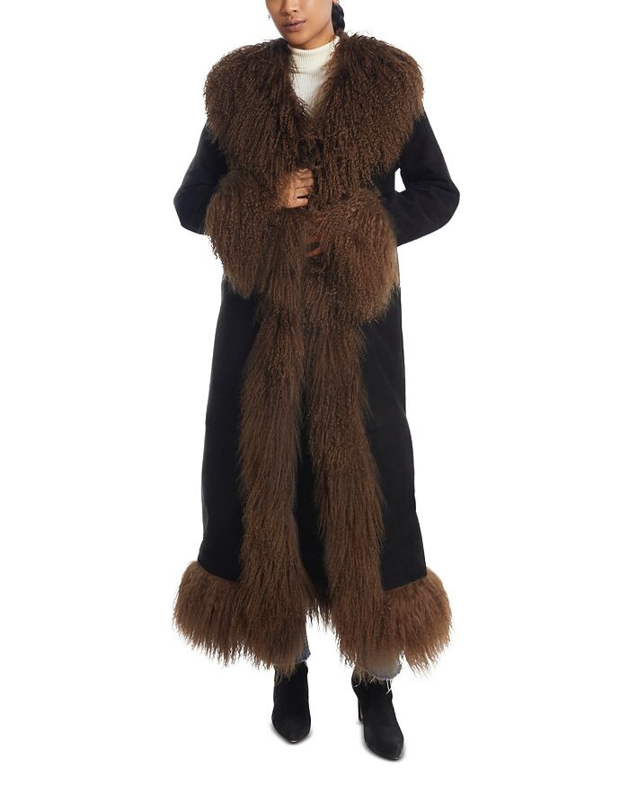 Длинное пальто Dorothy из замши и овчины Susanna Chow, черный
Длинное пальто Dorothy из замши и овчины Susanna Chow, черный