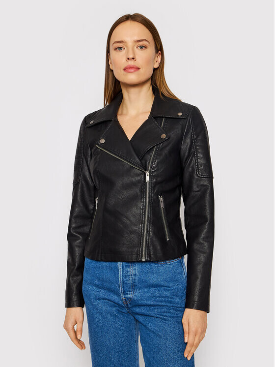 Узкая куртка из искусственной кожи Noisy May, черный
Узкая куртка из искусственной кожи Noisy May, черный