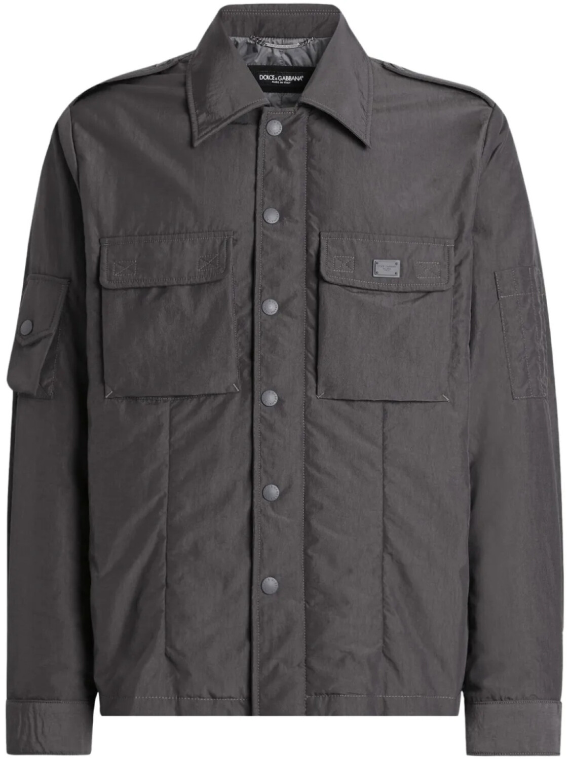 Dolce & Gabbana утепленная куртка-рубашка, серый
Dolce & Gabbana утепленная куртка-рубашка, серый