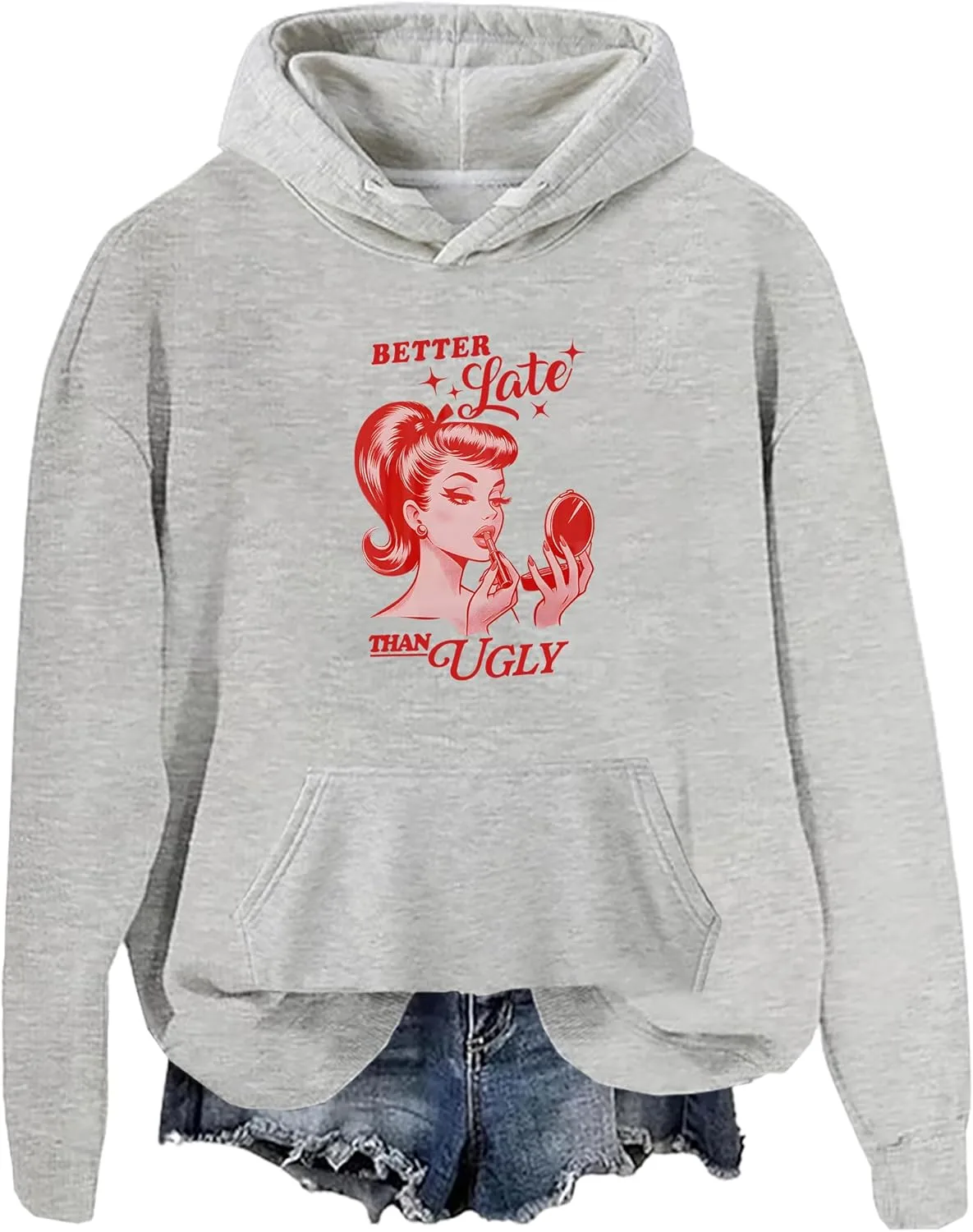 Толстовка Better Late Than Ugly с капюшоном woati
Толстовка Better Late Than Ugly с капюшоном woati