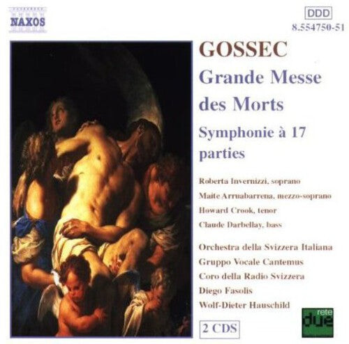 CD диск Gossec / Invernizzi / Crook / Fasolis / Hauschild: Grande Messe Des Morts / Symphonie a 17 Parties
CD диск Gossec / Invernizzi / Crook / Fasolis / Hauschild: Grande Messe Des Morts / Symphonie a 17 Parties