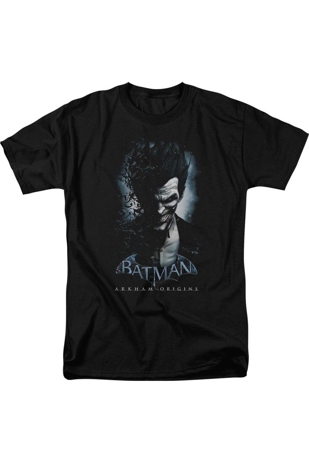 Футболка с коротким рукавом для взрослых Batman Arkham Origins Joker Gildan, черный
Футболка с коротким рукавом для взрослых Batman Arkham Origins Joker Gildan, черный