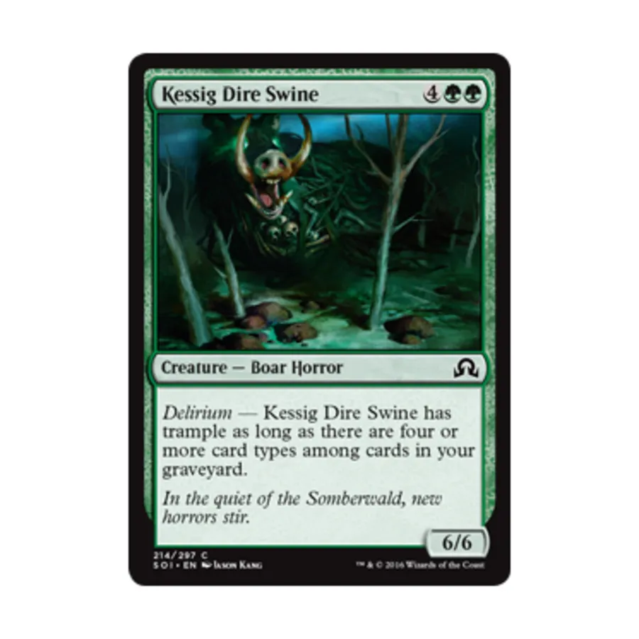 CCG Кессиг Жуткая Свинья (C) (Фольга), MTG - Shadows Over Innistrad
CCG Кессиг Жуткая Свинья (C) (Фольга), MTG - Shadows Over Innistrad