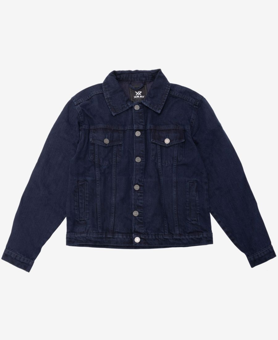 Джинсовая куртка-тракер для мальчиков 8-20 лет XRAY, Navy
Джинсовая куртка-тракер для мальчиков 8-20 лет XRAY, Navy