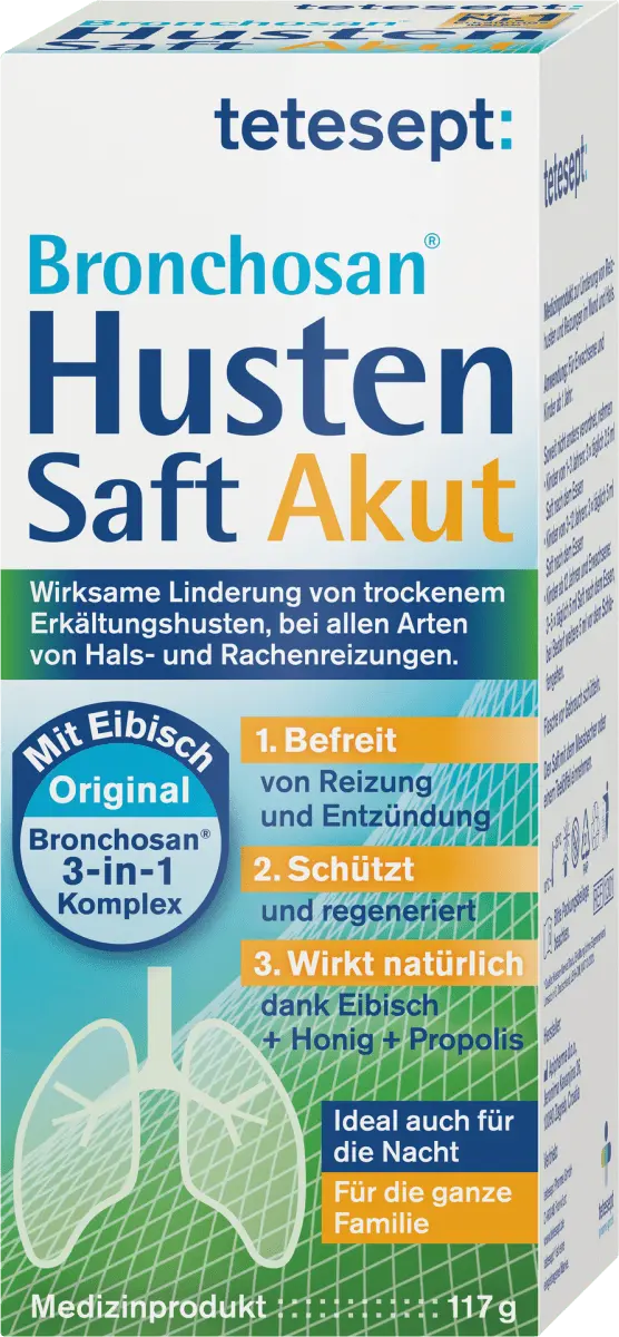 Бронхосан Сок от кашля острый 117 г tetesept
Бронхосан Сок от кашля острый 117 г tetesept