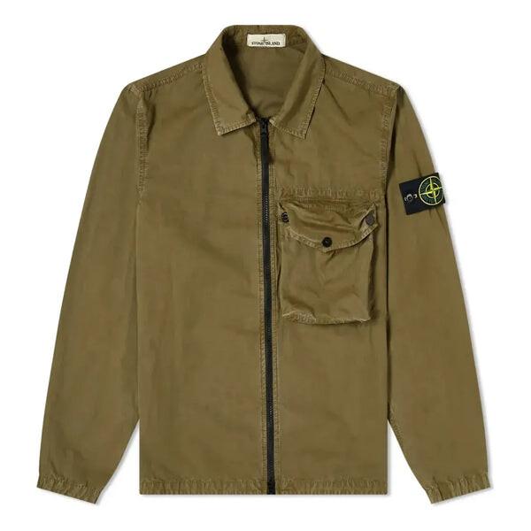 Куртка zip pocket overshirt 'olive green' Stone Island, зеленый
Куртка zip pocket overshirt 'olive green' Stone Island, зеленый