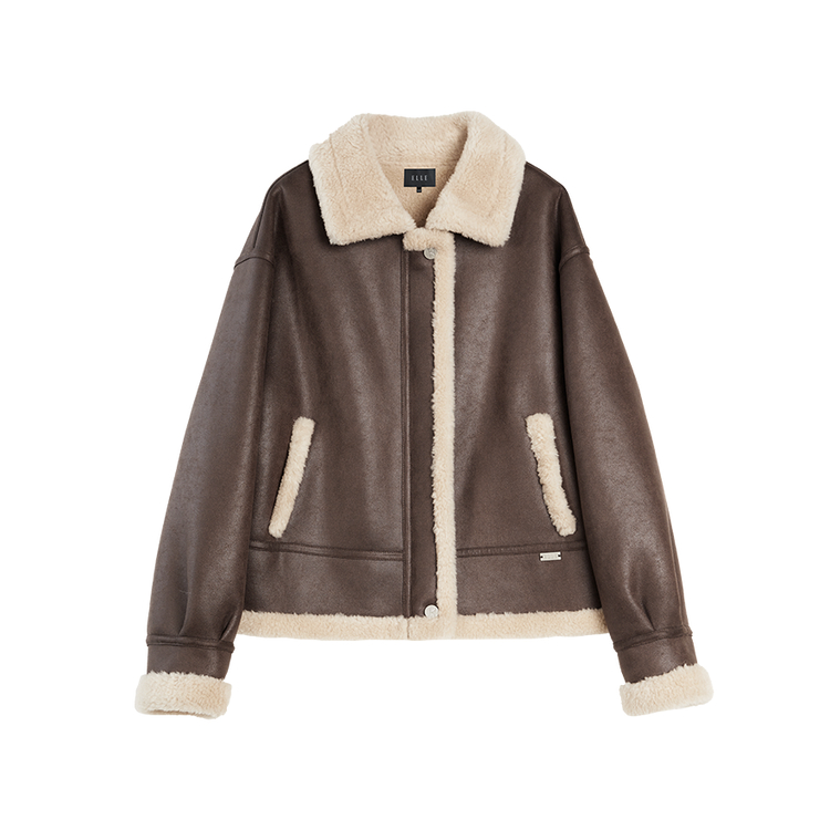 ELLE Куртка Women's Coffee Lapel Moderate
ELLE Куртка Women's Coffee Lapel Moderate