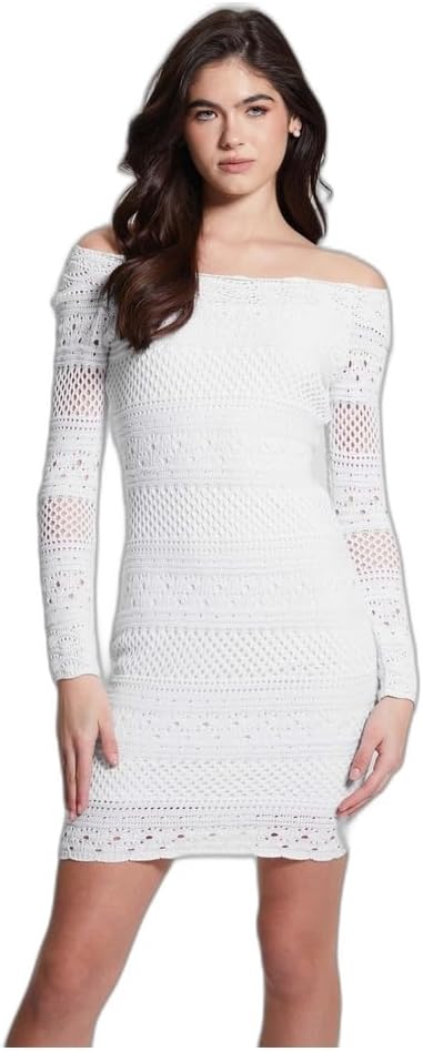 GUESS Женское платье Amelie с длинными рукавами, открытой спиной и кружевной отделкой, Pure White
GUESS Женское платье Amelie с длинными рукавами, открытой спиной и кружевной отделкой, Pure White