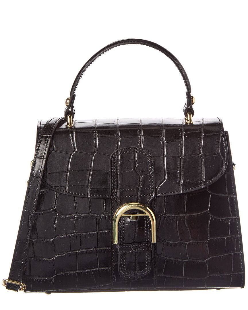 Сумка Persaman New York Niamh из кожи с тиснением под крокодила, черный
Сумка Persaman New York Niamh из кожи с тиснением под крокодила, черный
